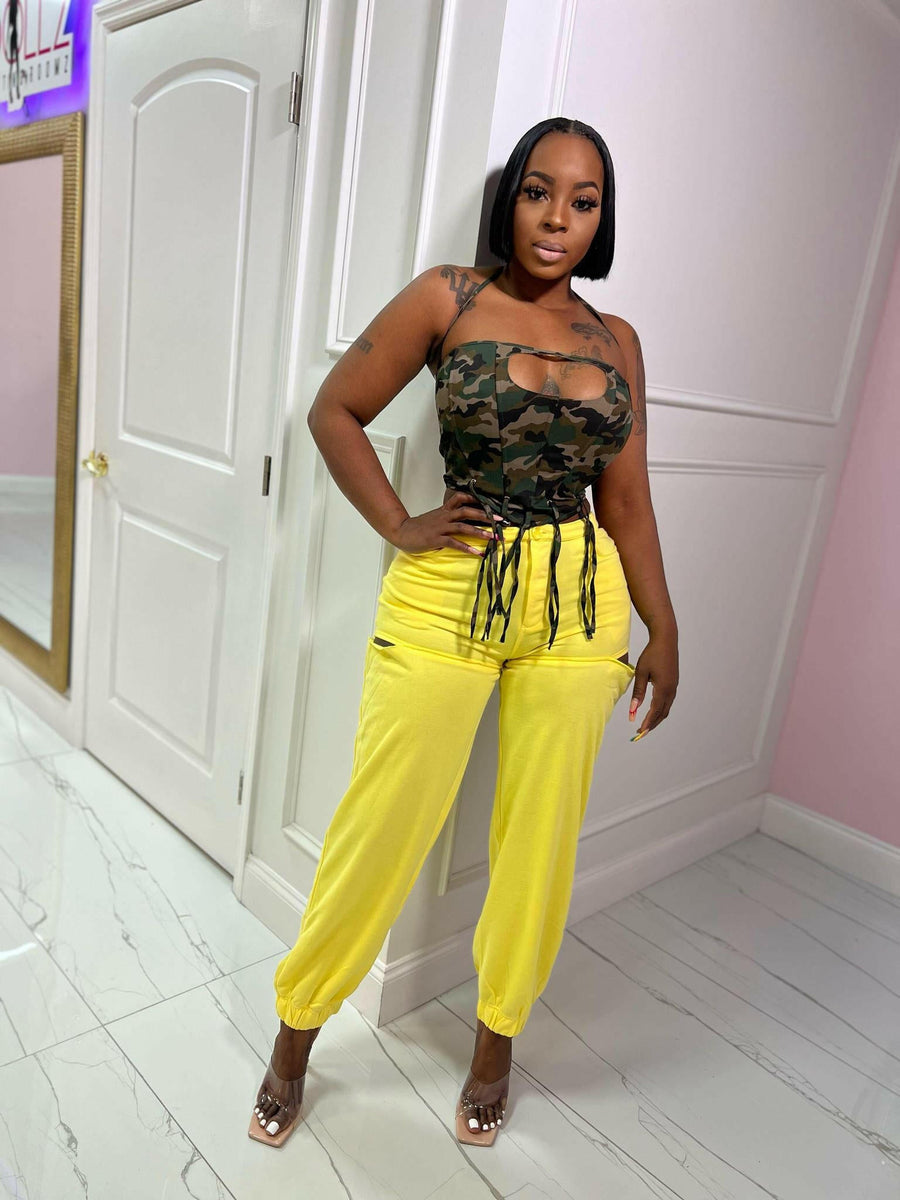 Lemon Twist Pants - Fashion Dollz Boutique
